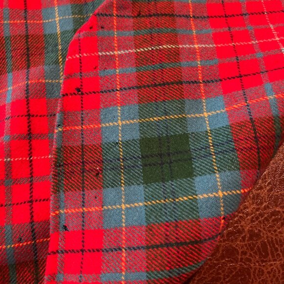 Vintage Knockabouts Pendleton 100% Wool Plaid Matching Set Scarf Shirt & Pants - Picture 15 of 16